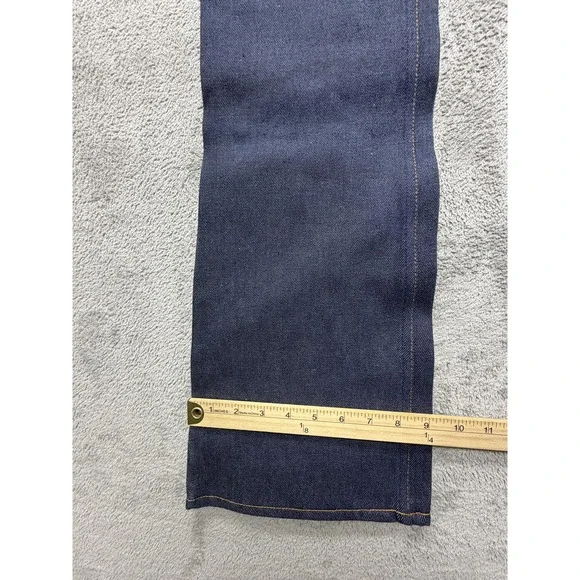 Vintage Levis 746 Student Bell Bottom Jeans Mens 28x36 Blue Dura Plus 70s